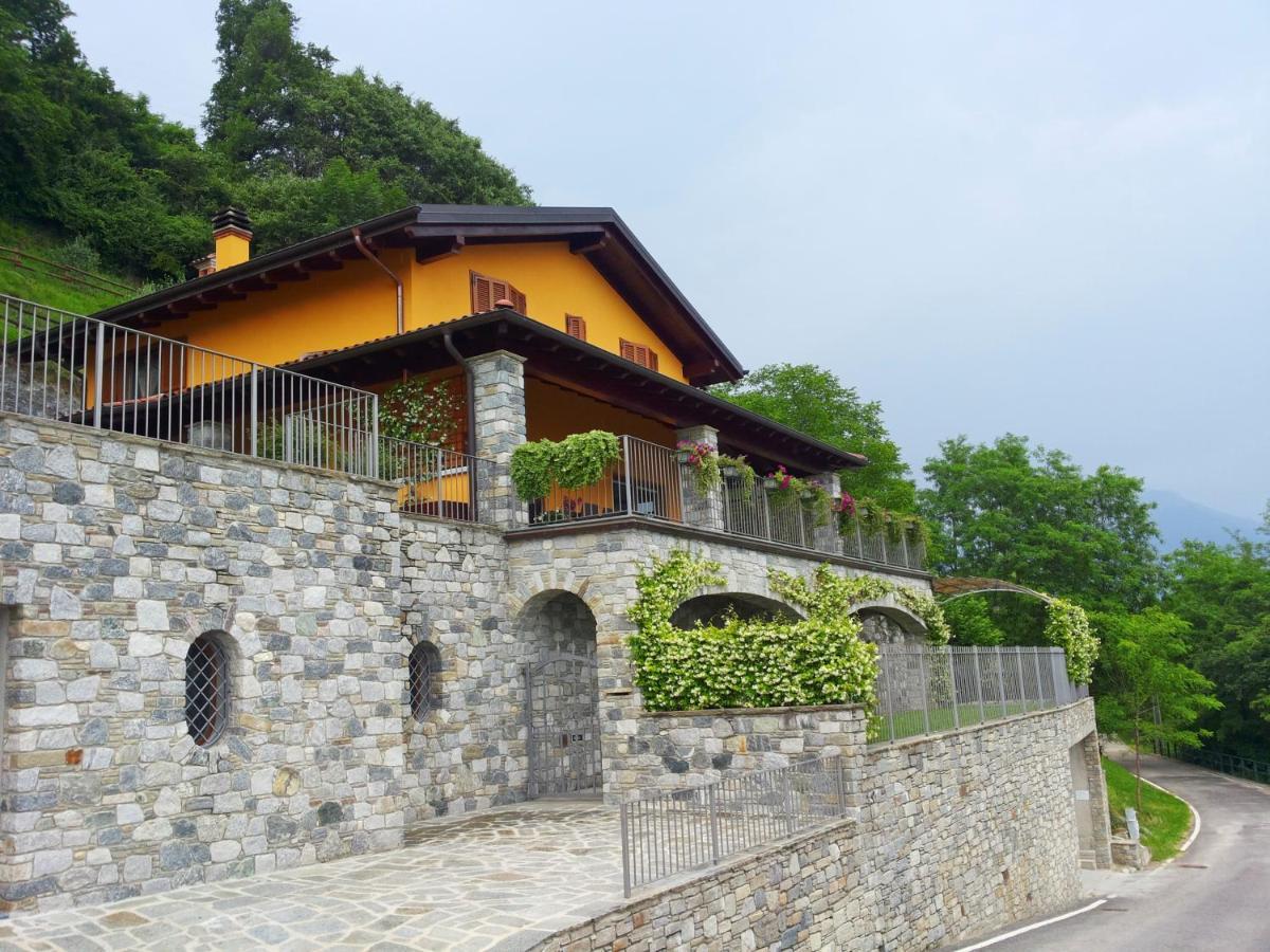 Villa Valuri Vista Magnifica Sul Lago Di Como Appartamento Piano Terra Vercana Exterior foto